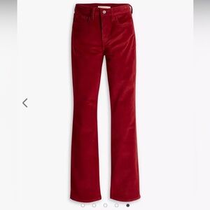 Levi's 725 Women's Boot Cut Corduroy Jeans - Syrah Red😍😍😍
